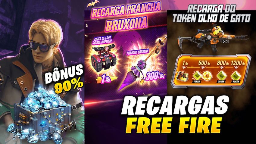 recarga jogo free fire