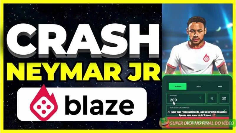 Jogo Neymar Jr Crash na Blaze – como jogar, bonus e mais!