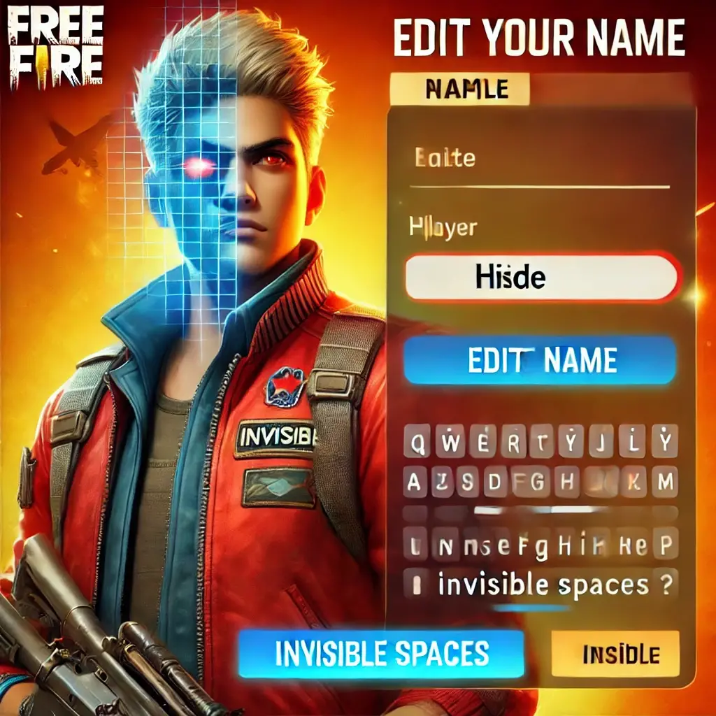 Espaço Invisível FF Free Fire: Como Colocar Letra Oculta no Jogo?